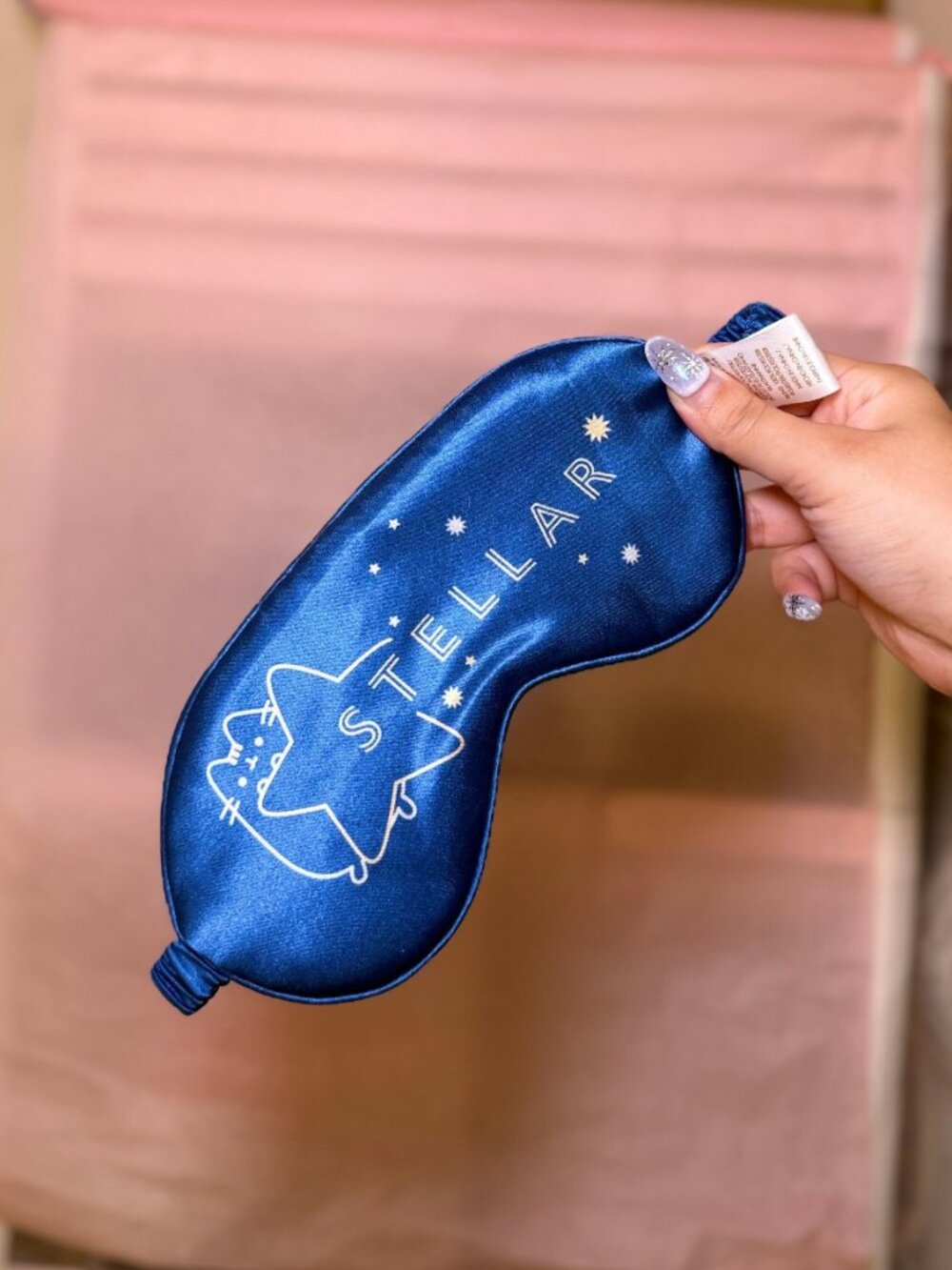 Pusheen Box Satin Sleeping Eye Mask Cosmic Stellar Fall 2020 CultureFly NEW